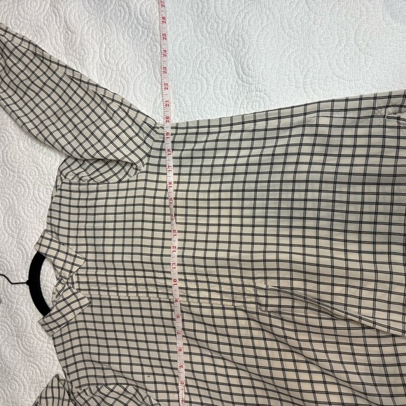 J. Jill White and Gray Relaxed Button Down Shirt - Picture 6 of 9